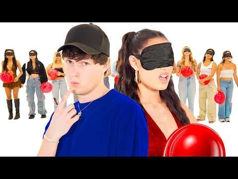 Pop The Balloon or Find Love but Blindfolded with Zach Justice thumbnail