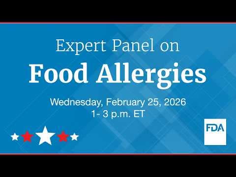 FDA Expert Panel on Food Allergies thumbnail