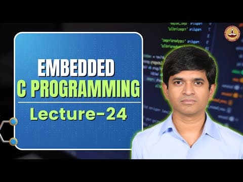 L24: Compilation in embedded systems | cross compilation in embedded systems thumbnail