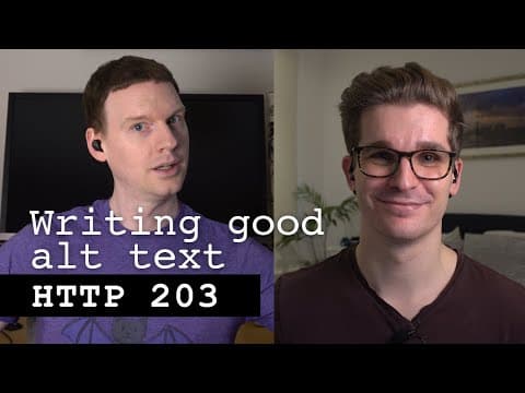 Writing Good Alt Text - HTTP 203 thumbnail