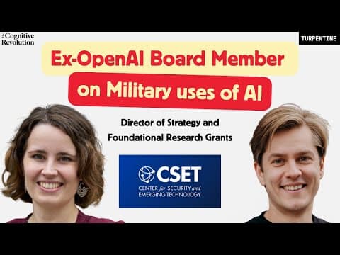 What Are Helen Toner's Views on AI Governance and Warfare? thumbnail