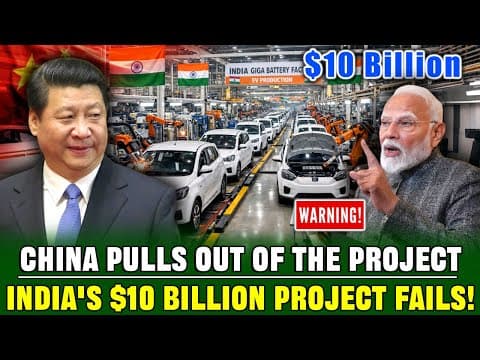 China Pulls Out of Partnership, India’s $10 Billion Lithium Battery Factory Declared a Failure! thumbnail