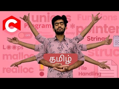 C Programming for Beginners in Tamil | Complete Course | code io - Tamil thumbnail