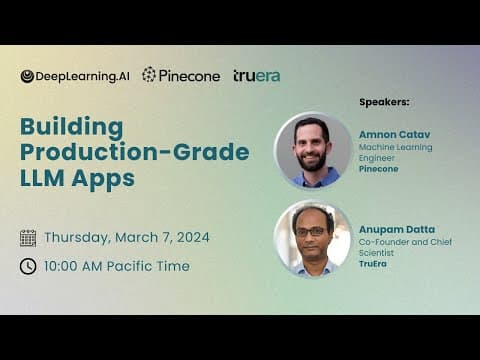 How to Build Production-Grade LLM Applications with Canopy thumbnail