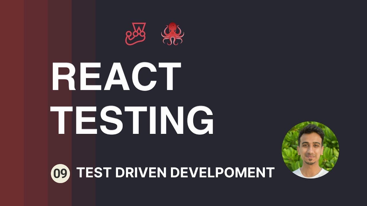 React Testing Tutorial - 9 - Test Driven Development | Glasp