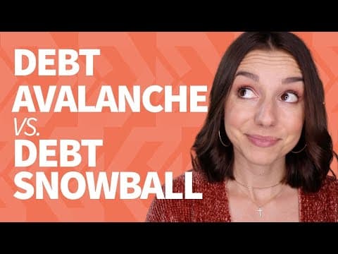 How to Pay Off Debt on Your Own (Debt Avalanche vs. Debt Snowball) thumbnail