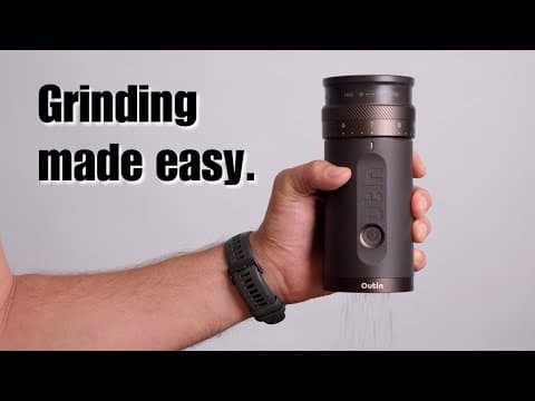 Outin Fino Grinder Review - Portable & Storable Electric Coffee Grinder thumbnail