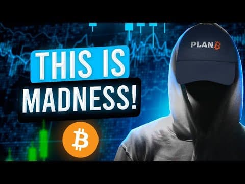 "HOLY F*CK: Bitcoin Moving to $1 Million.¨ | Plan B thumbnail