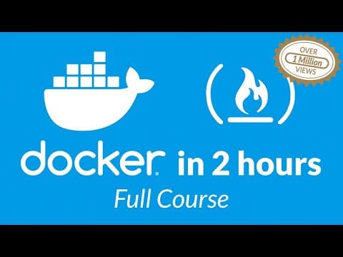 Docker Tutorial for Beginners - A Full DevOps Course on How to Run Applications in Containers thumbnail