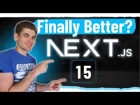 Next.js 15 Breakdown (Everything You Need To Know) thumbnail