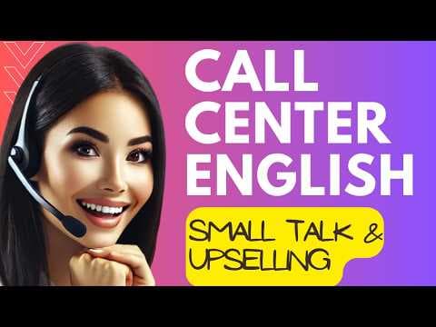 🚀 Mastering Call Center Small Talk & Upselling | Call Center English Role-Play thumbnail