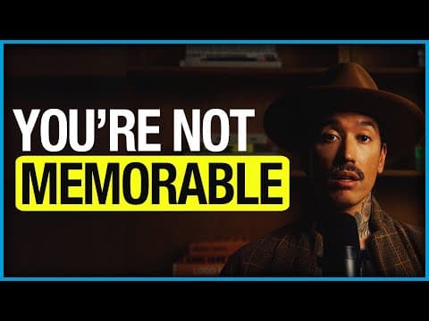 How To Be UNFORGETTABLE as a Music Artist thumbnail