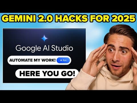7 Gemini 2.0 Hacks You NEED to Know in 2025 (Gemini Tutorial For Beginners) thumbnail