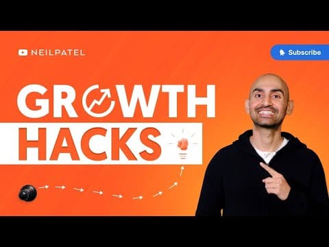 Growth Hacks: How to Scale in Record Time thumbnail