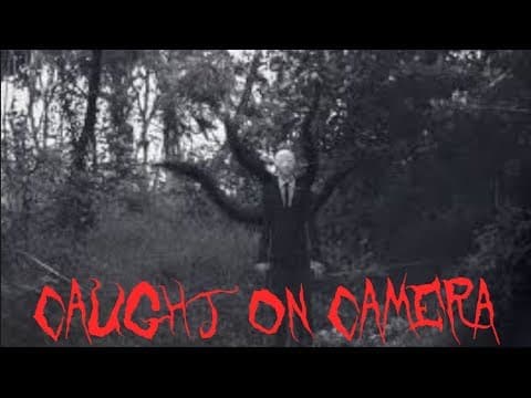 SLENDER MAN CAUGHT ON CAMERA!! (is it REAL?) thumbnail