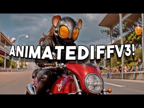 Will AnimateDiff v3 Give Stable Video Diffusion A Run For It's Money? thumbnail