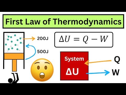 No ONE has explained First Law of Thermodynamics Like This EVER Before! Solved Examples thumbnail