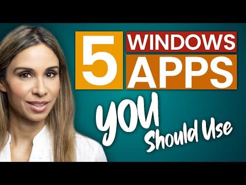 FREE Windows Apps You Should be Using (who thought these are ACTUALLY FREE?!) thumbnail