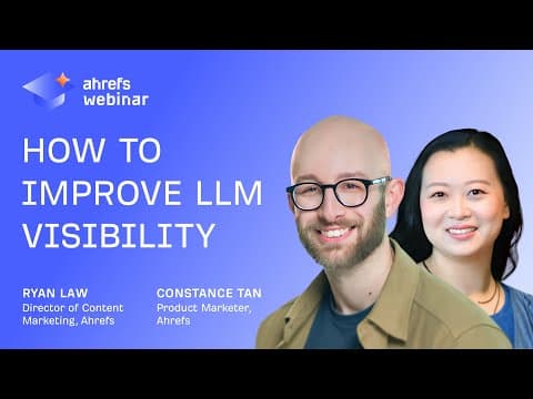 How to Improve LLM Visibility | Ryan Law thumbnail