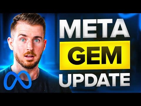 Meta GEM Update: This Changes Everything (IMPORTANT) thumbnail