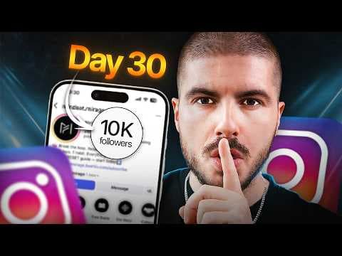 How to go from 0 to 10k followers in 1 month (Step by step) thumbnail