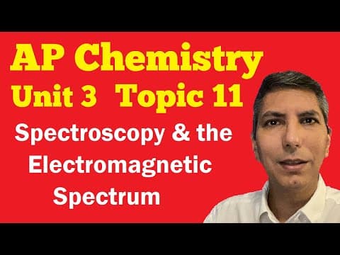 Waves, Light, and Photons - AP Chem Unit 3, Topic 11 thumbnail