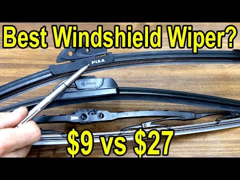 Best Windshield Wiper Blade (AFTER 1 YEAR)? Bosch Icon, Rain-X, PIAA, Trico, Valeo, AERO thumbnail