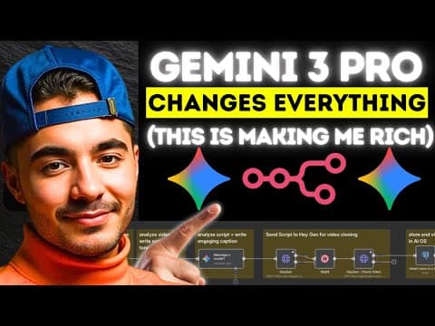 Build ANYTHING with n8n x Gemini 3 Pro | 5 INSANE AI agent use cases thumbnail