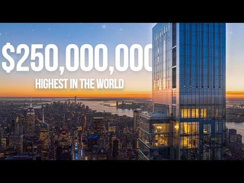 Touring the $250,000,000 Highest Penthouse IN THE WORLD thumbnail