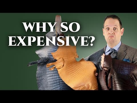 Why Are Crocodile & Alligator Leather Goods So Expensive? thumbnail