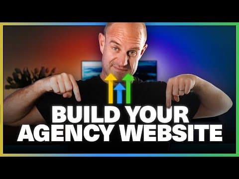 How To Build An Agency Website In Go HighLevel 🧱 thumbnail