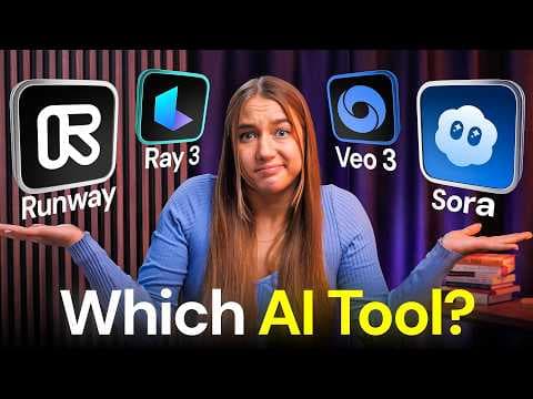 Stop Paying for Video Production: AI Tools Comparison (Veo, Sora, Runway, Ray) thumbnail