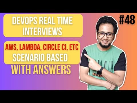 AWS Experience Interview Questions | Scenario Based AWS Interview Question | DevOps Interview Series thumbnail