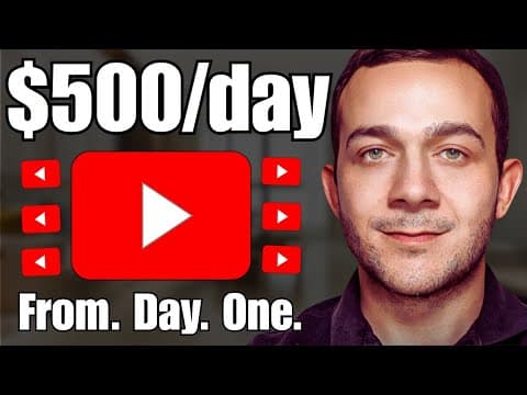 How to Make Money on YouTube from Day 1 (Full Tutorial) thumbnail