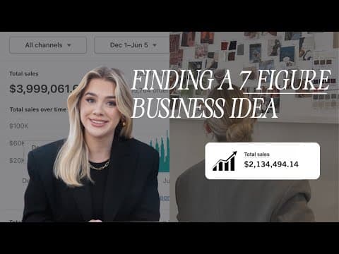How To Actually Come Up With a 7-Figure Business Idea (+ using AI to help) thumbnail