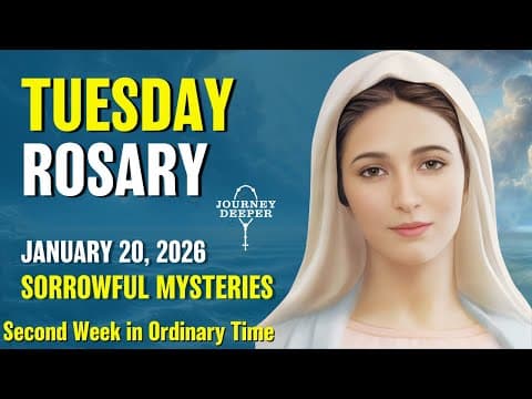 Tuesday Rosary ❤️ Sorrowful Mysteries of the Rosary ❤️ January 20, 2026 VIRTUAL ROSARY thumbnail