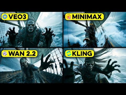 I Made the Same Animation in Every AI Video Generator - FULL Comparison thumbnail