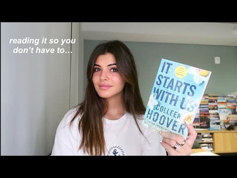 'It Starts With Us' reading vlog— full review with spoilers thumbnail