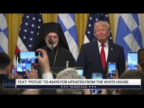 President Trump Delivers Remarks at the Greek Independence Day Celebration thumbnail