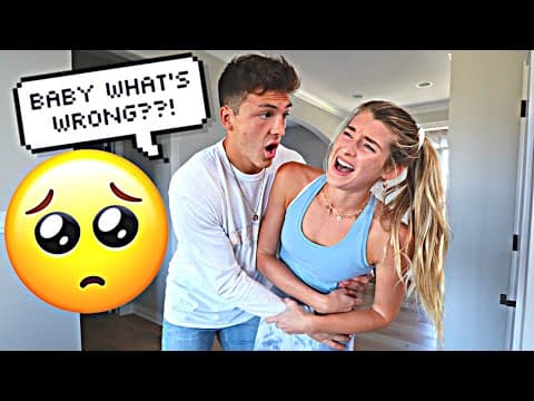 SCREAMING IN PAIN AND THEN “PASSING OUT” PRANK ON MY FIANCE!! *CUTE REACTION* thumbnail