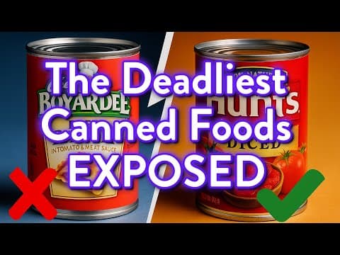 7 Canned Foods To AVOID At All Costs (And 2 That Are ACTUALLY Safe To Eat) thumbnail