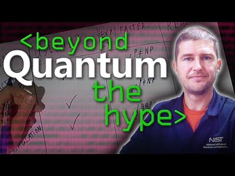 Quantum Computing in Reality (Pt3: Beyond the Hype) - Computerphile thumbnail