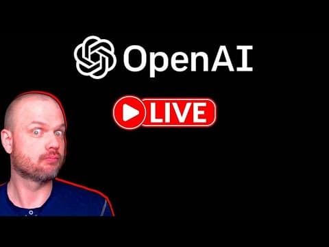 [OpenAI Livestream] for devs thumbnail