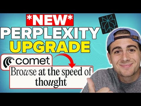 Perplexity’s NEW Comet Browser Feature is INSANE (The BEST AI Browser) thumbnail