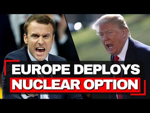 🚨 Macron UNLEASHES EU's 'Trade Bazooka' - Never-Used Weapon Targets US Firms thumbnail