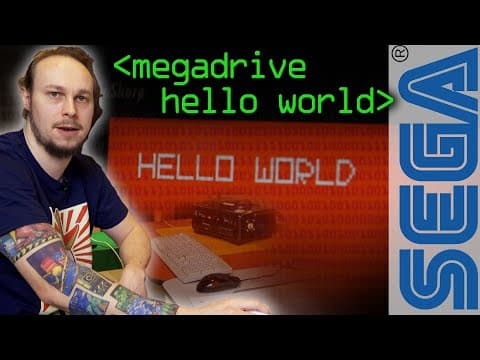 Hello World on Sega Megadrive - Computerphile thumbnail