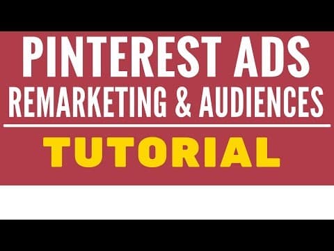 Pinterest Ads Audiences Tutorial - Pinterest Remarketing, Email List Targeting & Actalike Audiences thumbnail