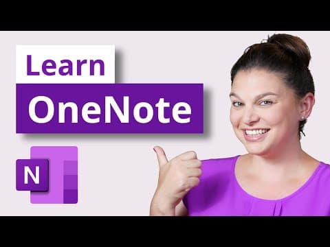OneNote Tutorial for Beginners thumbnail
