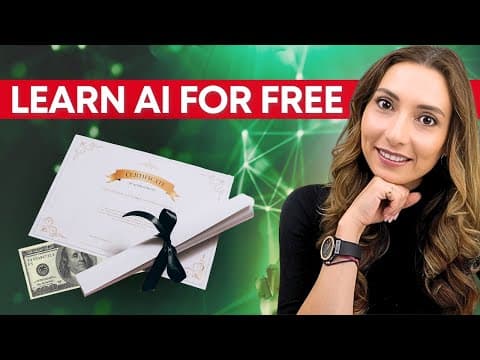 World-Class Free AI Certifications (Zero to Hero) thumbnail