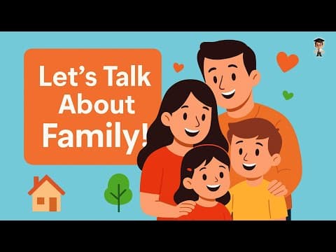 Let’s Talk About Family in English | English Conversation Practice for Beginners | English Podcast thumbnail